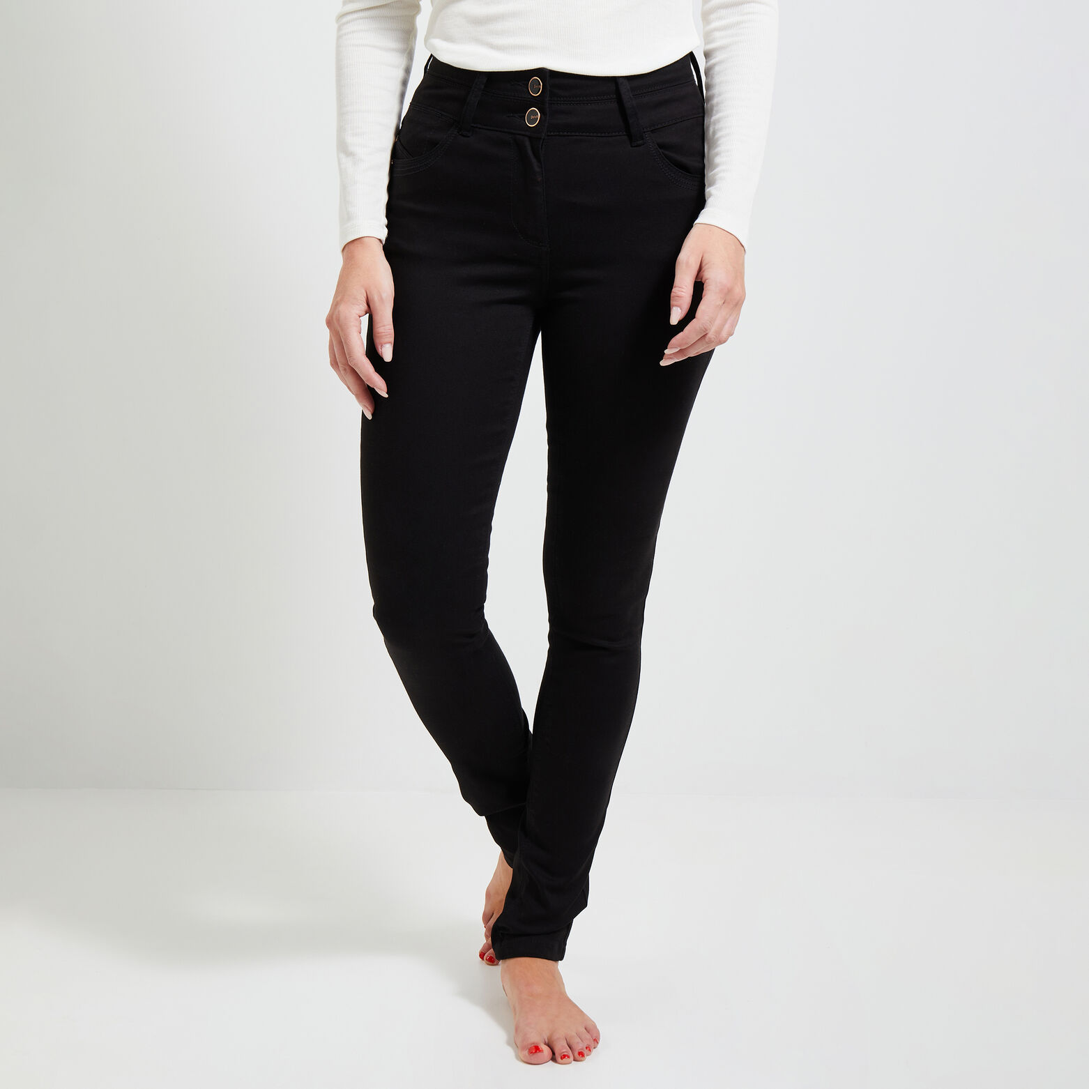 Jean slim taille haute MILAN femme