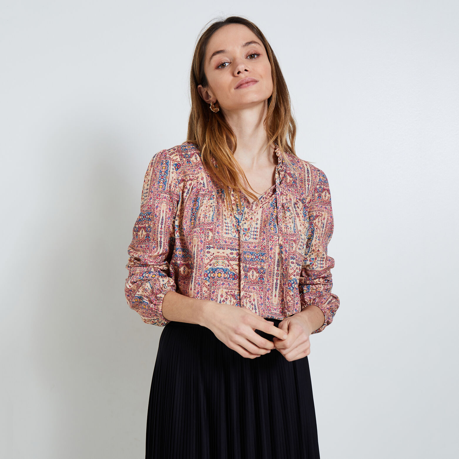 Blouse imprimée femme