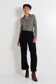 Chemise imprimé géométrique femme