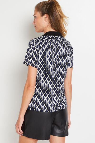 T-shirt jacquard femme
