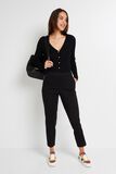 Pantalon cigarette en maille femme