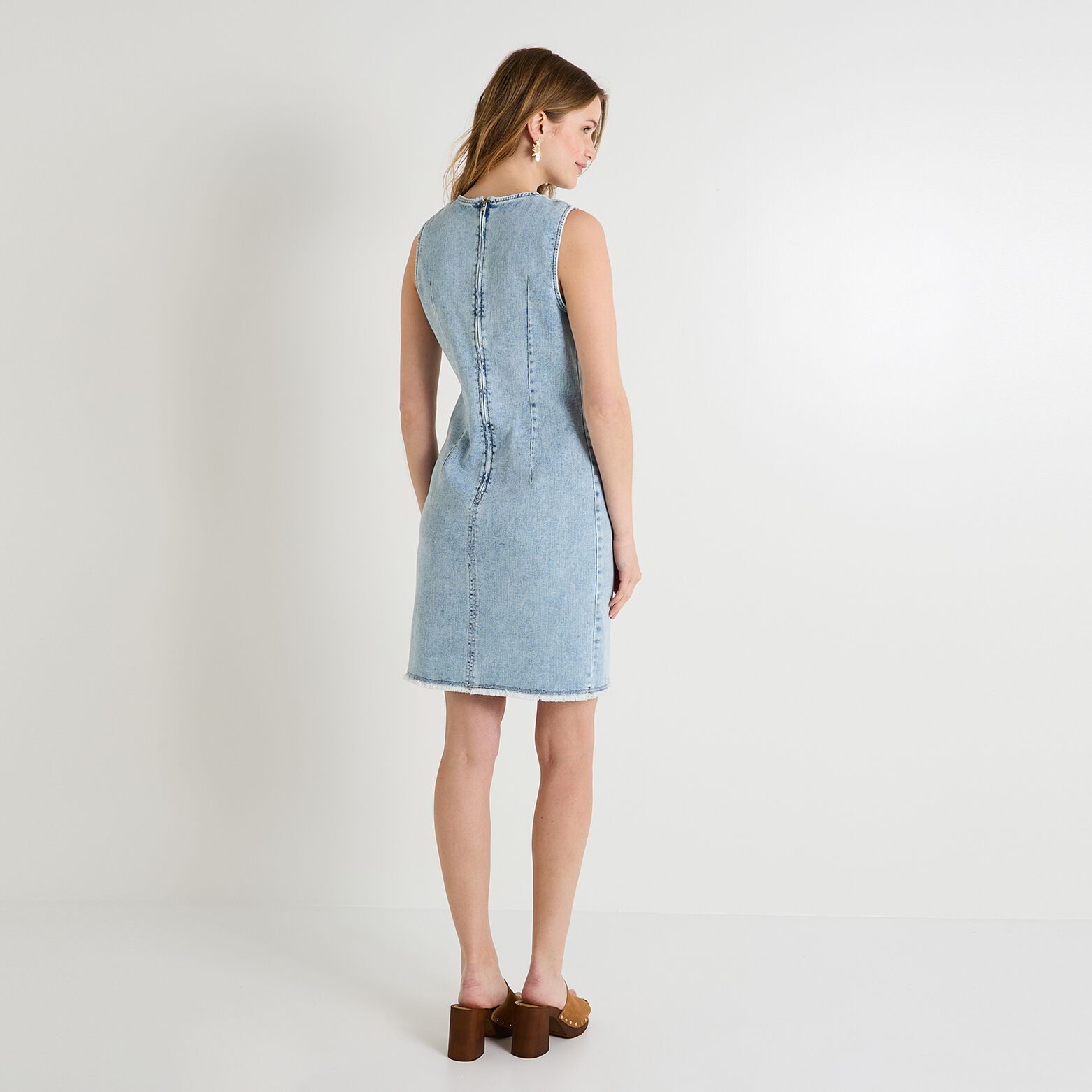Robe en denim femme