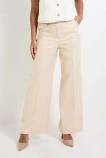 Pantalon large pailleté femme