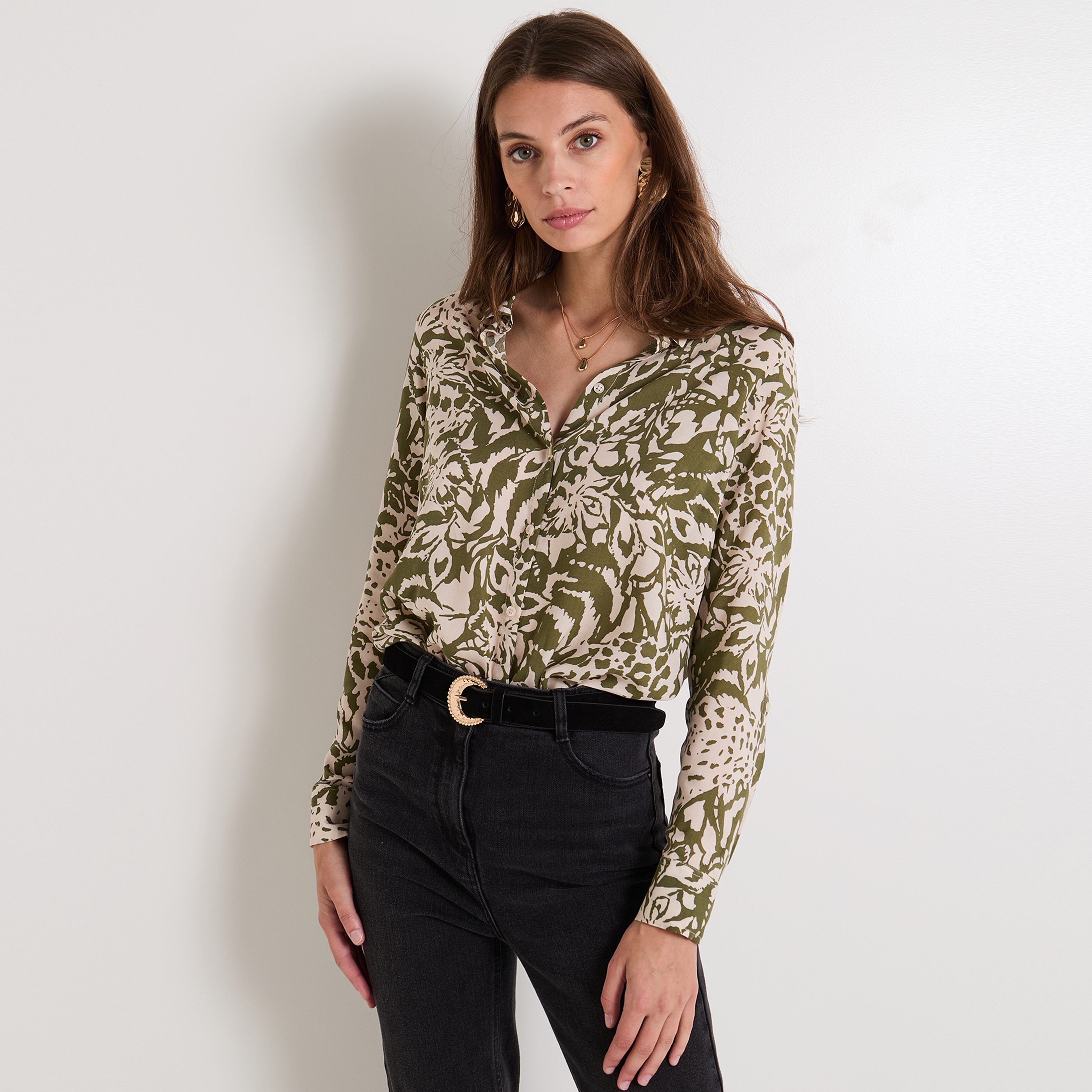 Ceinture cro&ucirc;te de cuir femme