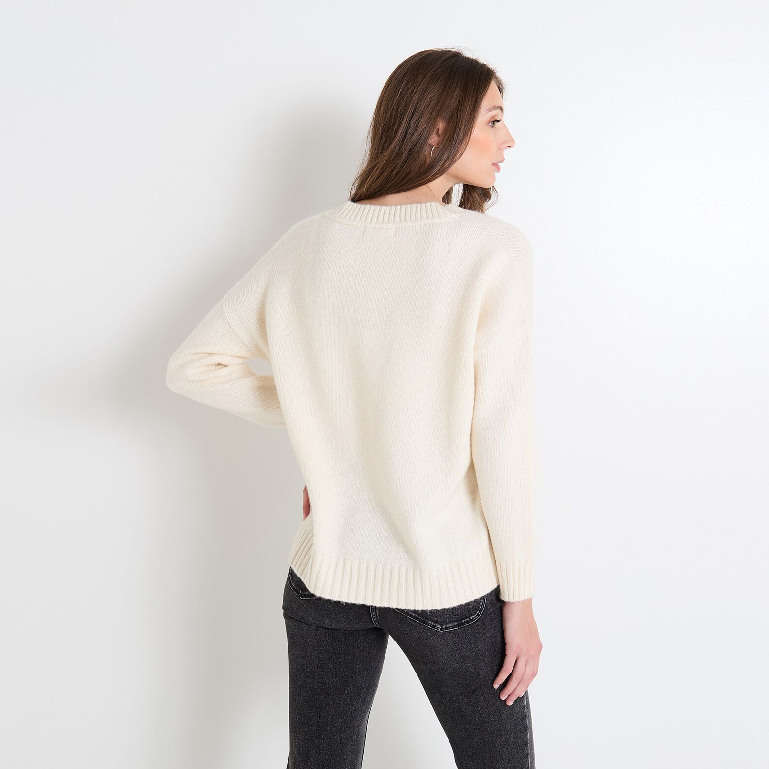 Pull manches longues femme