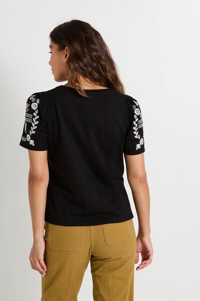 T-shirt col V femme