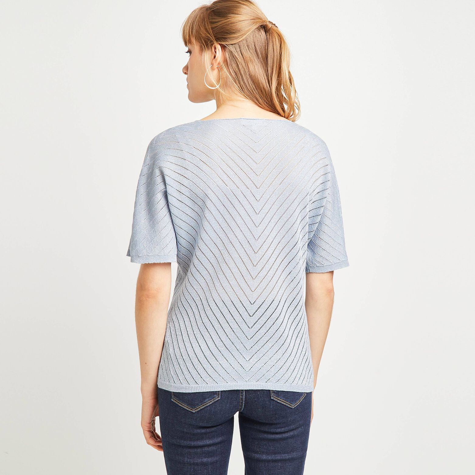Pull ajouré femme