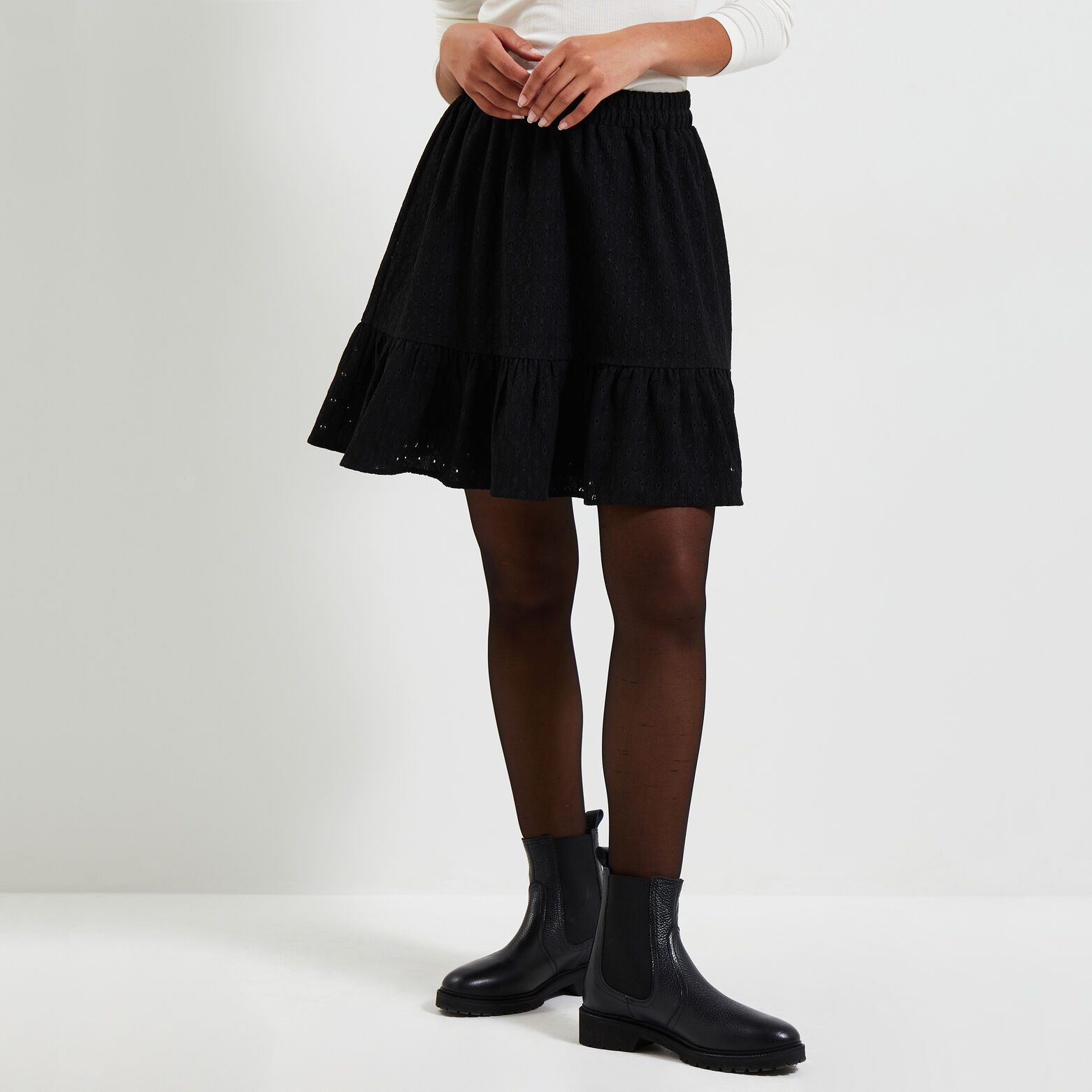Jupe genoux femme