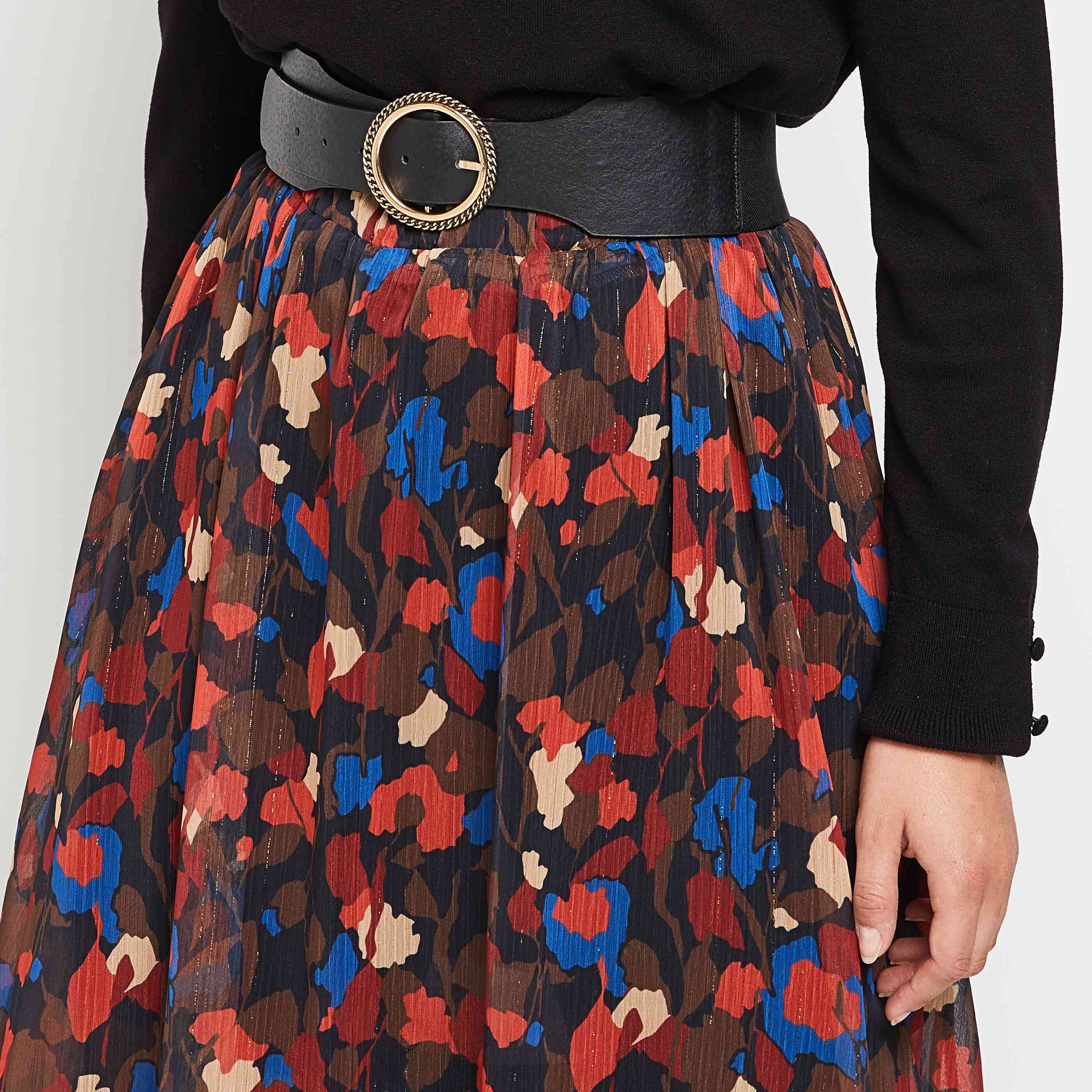 Ceinture &eacute;lastiqu&eacute;e au dos femme