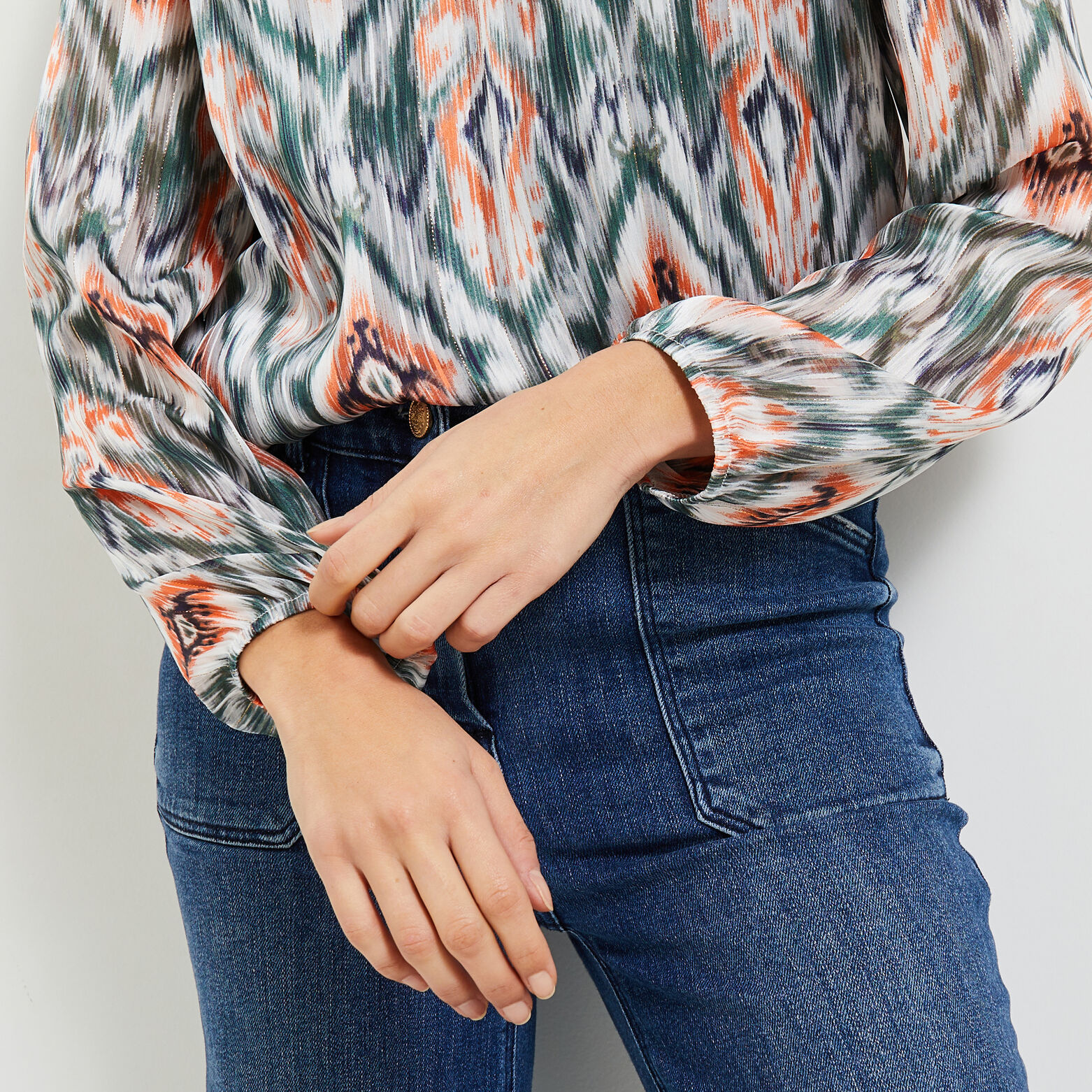 Blouse imprimée femme