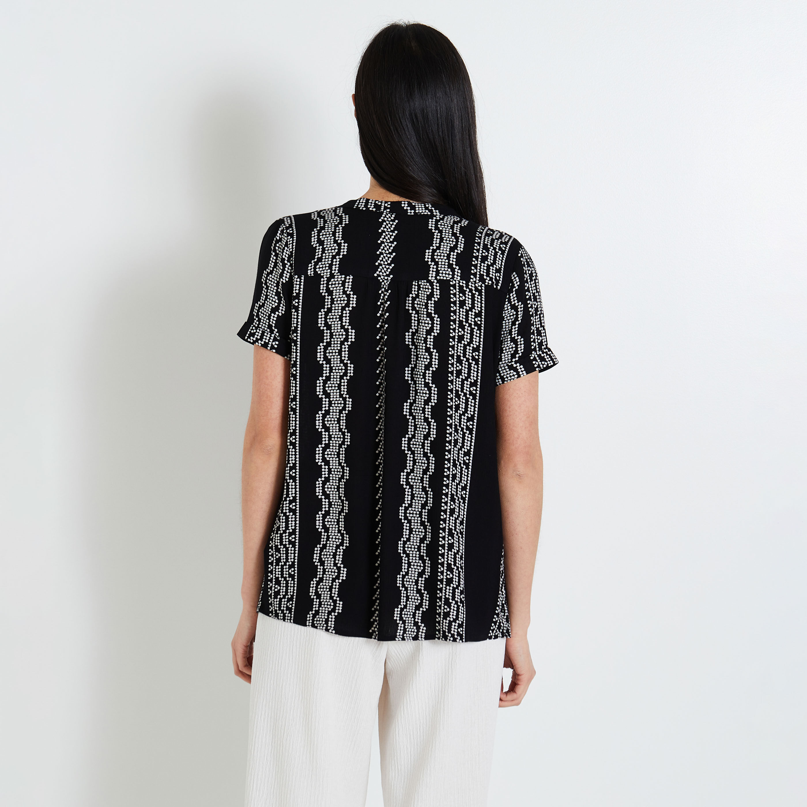 Blouse imprim&eacute;e femme