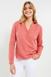 Blouse en coton et lin femme 