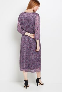 Robe longue imprimée femme