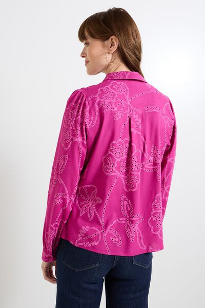 Chemise à détails ajourés femme