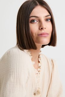 Chemise en gaze de coton femme
