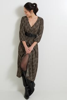 Robe col V femme