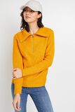 Pull col camionneur uni femme