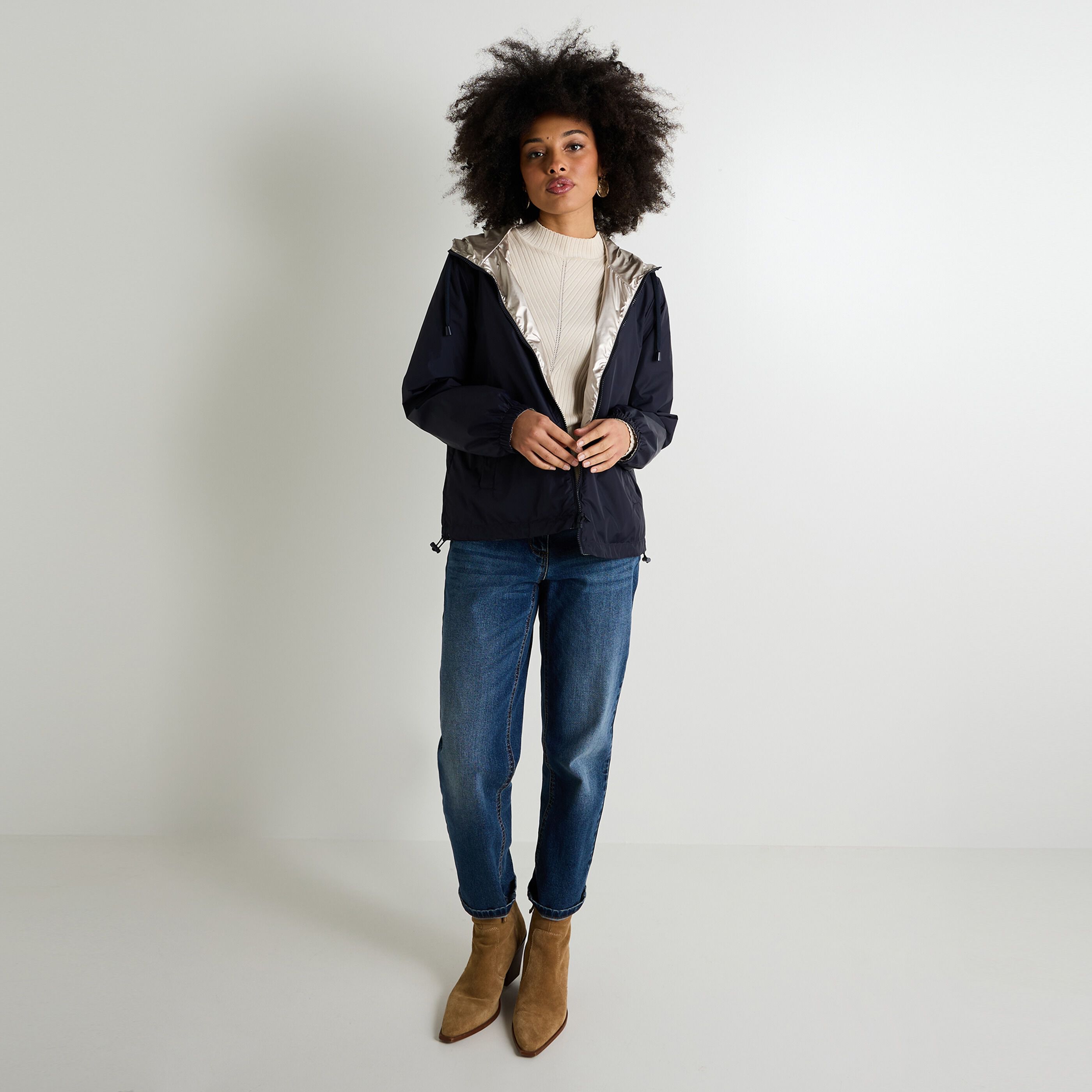 Veste r&eacute;versible femme