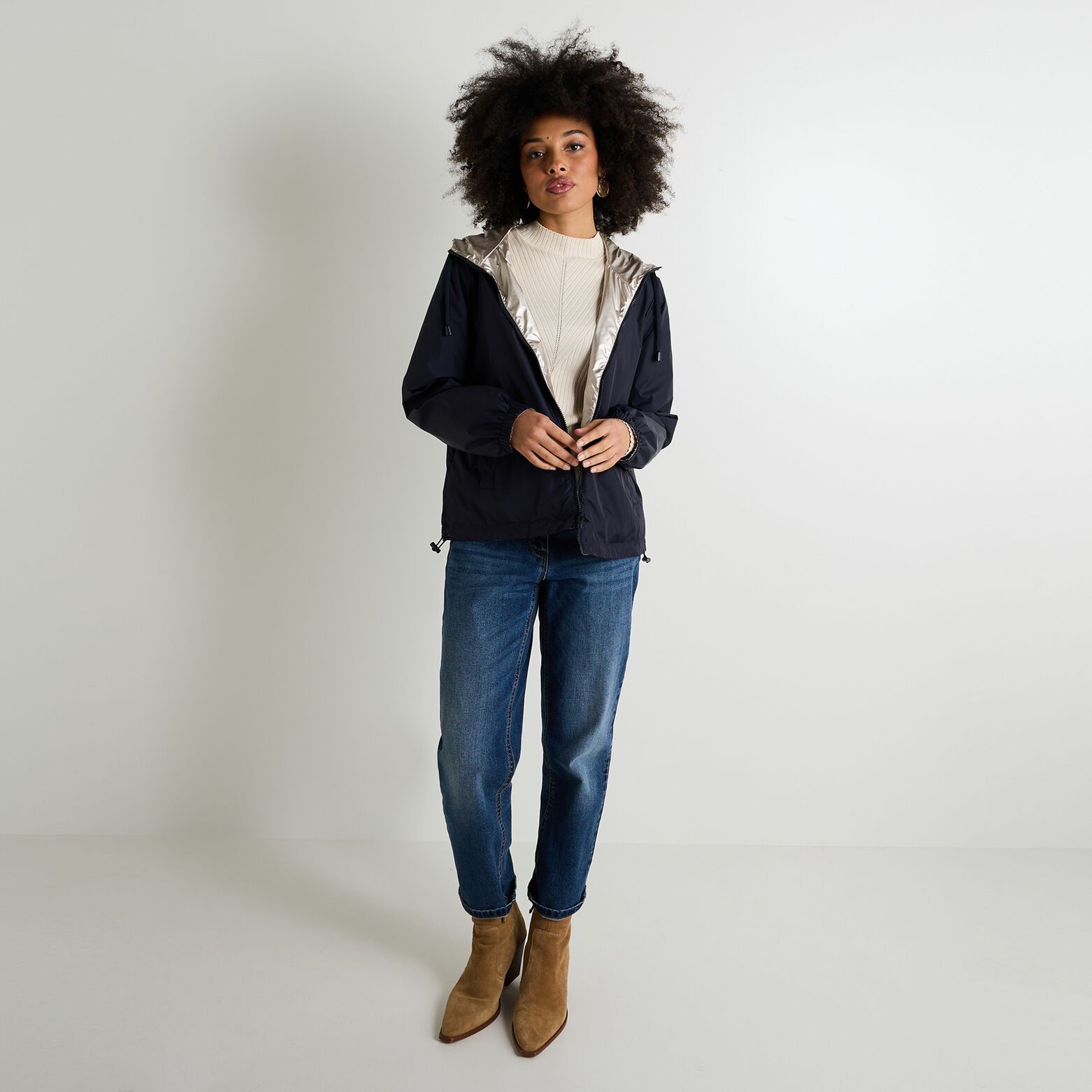 Veste réversible femme