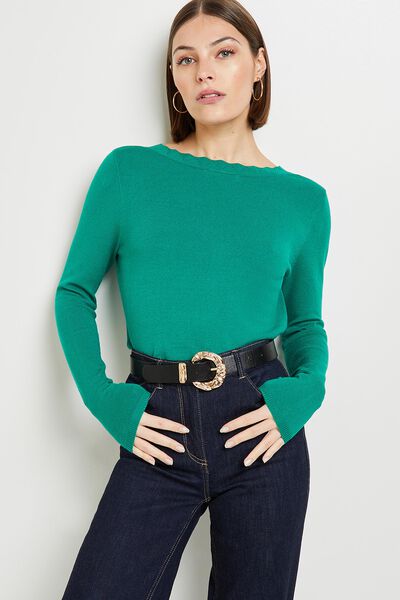 Gilet fine jauge femme