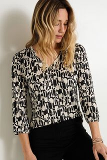 T-shirt col V femme