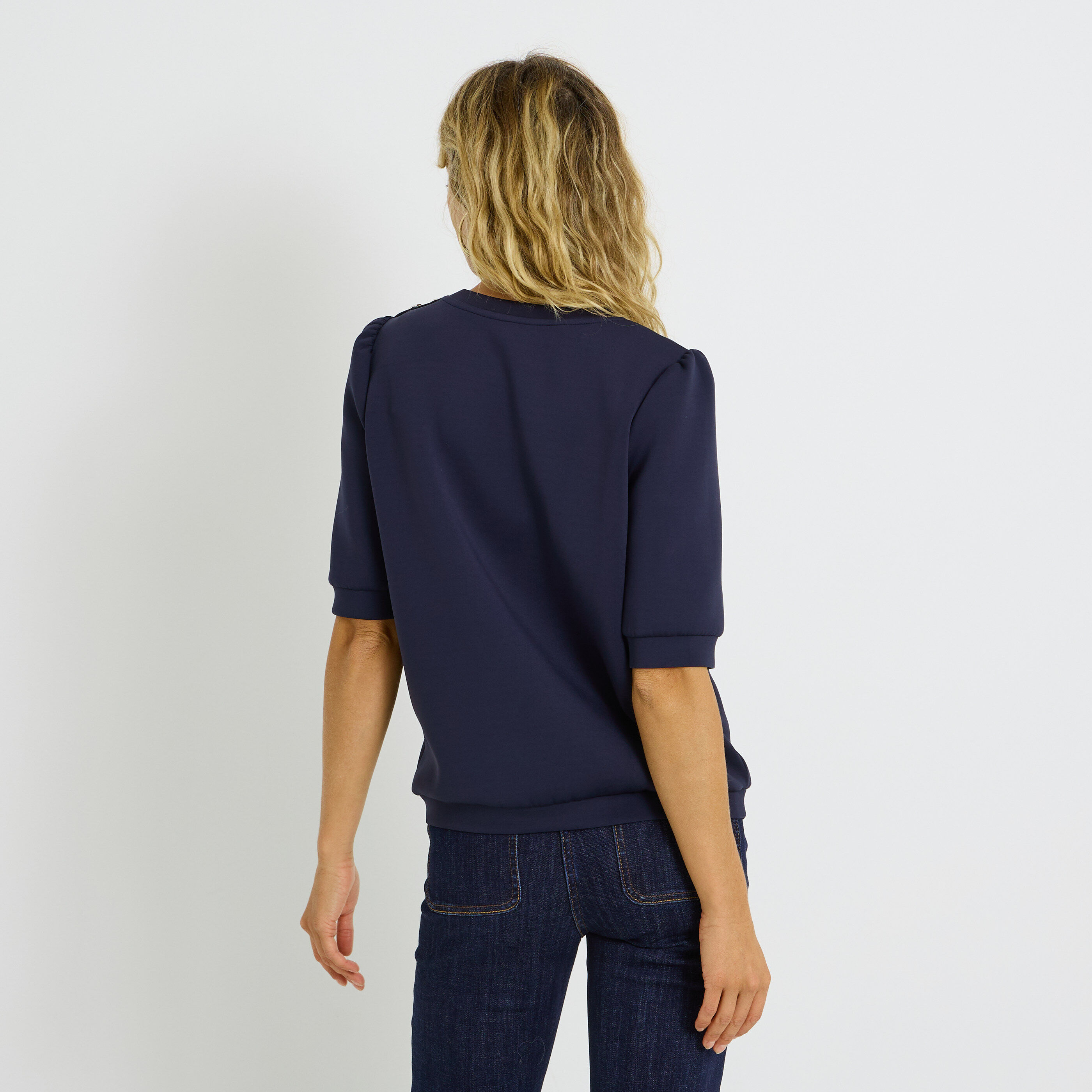 Sweat manches courtes ballon femme