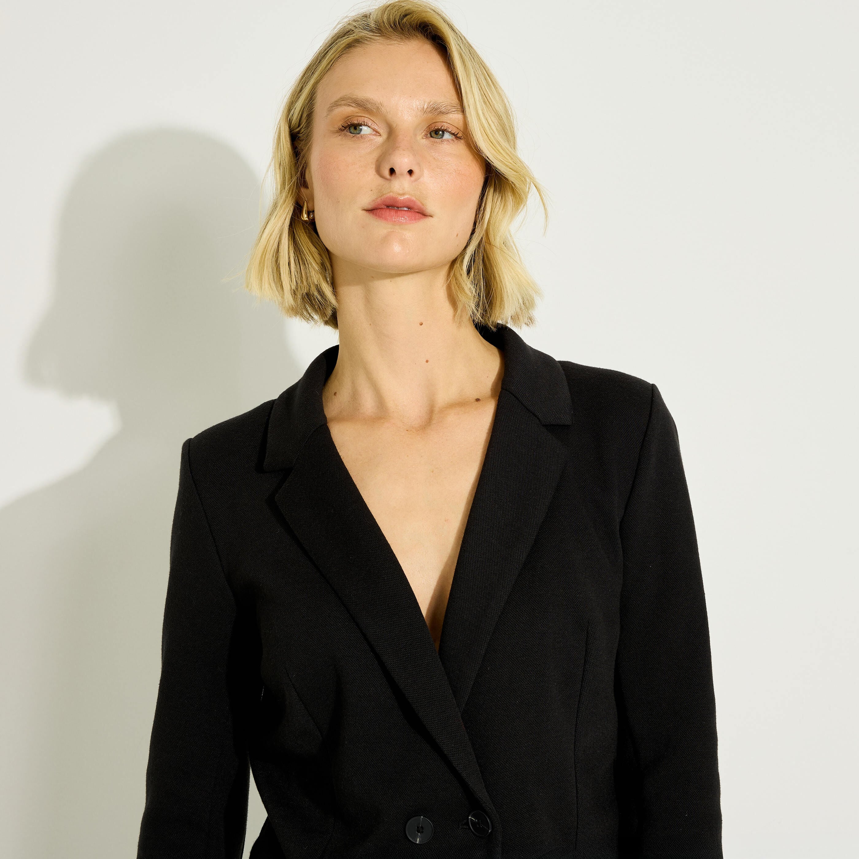 Bol&eacute;ro en maille col tailleur femme