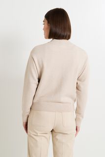 Gilet col rond femme