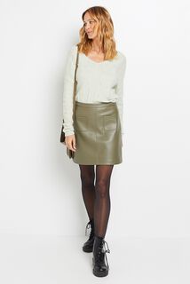 Jupe en simili femme