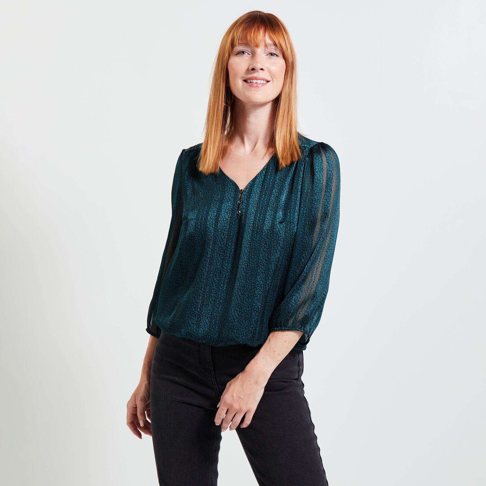 Blouse imprimée femme