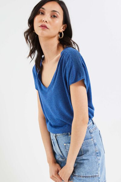 T-shirt lurex femme
