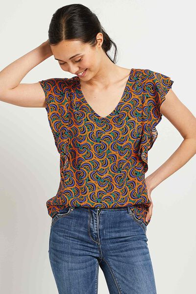 Blouse manches courtes femme