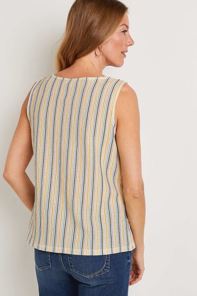 Débardeur à rayures femme