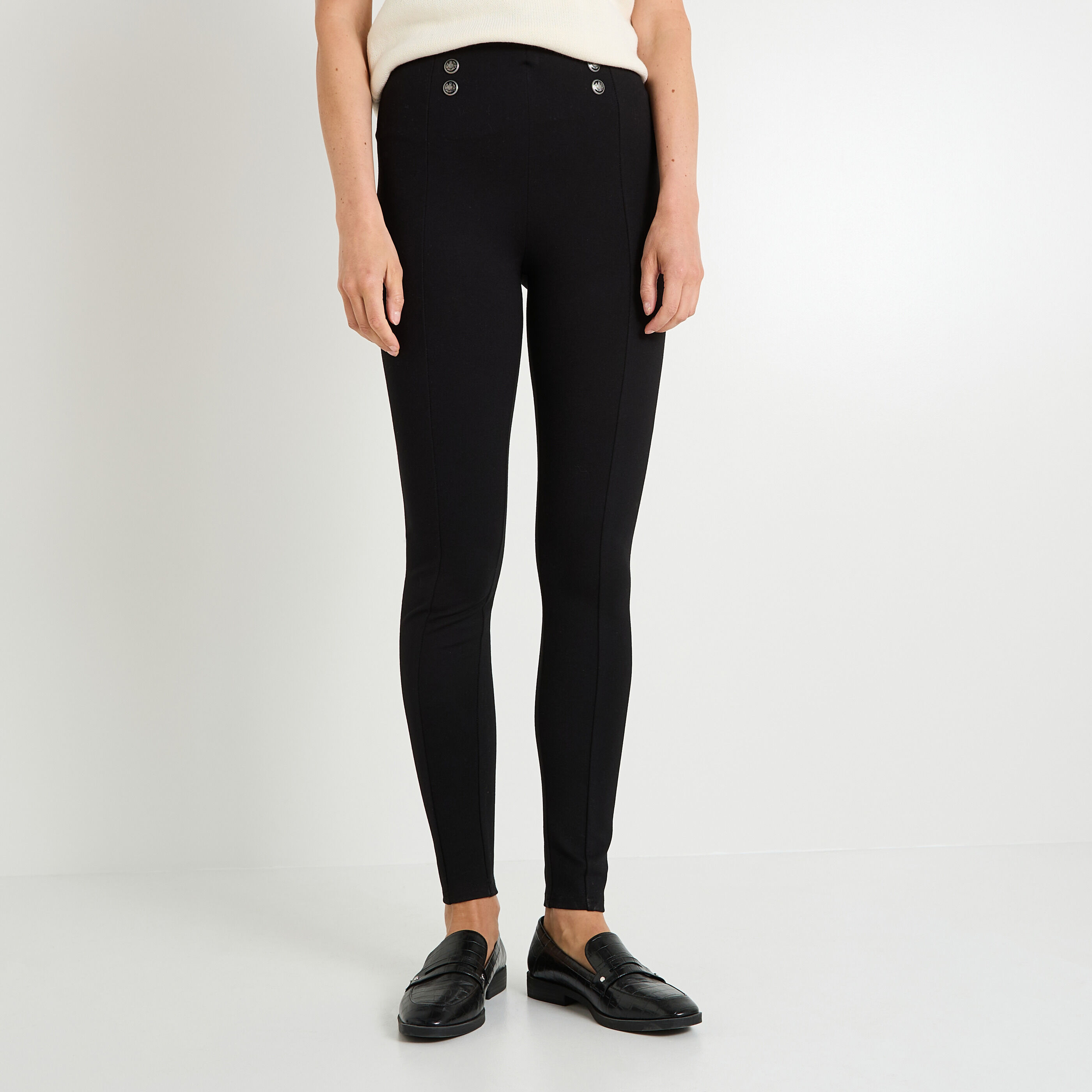Legging milano taille &eacute;lastiqu&eacute;e femme