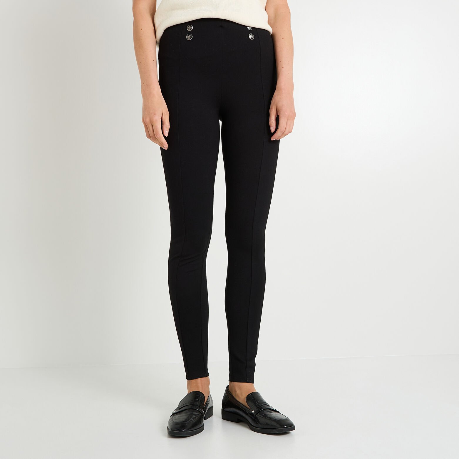 Legging milano taille élastiquée femme
