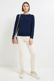 Pull tricot fantaisie femme