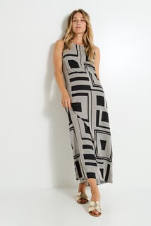 Robe longue été imprimée