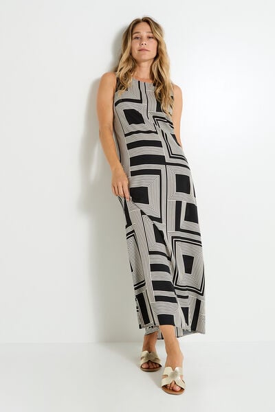 Robe longue été imprimée