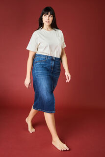 Jupe en jean femme