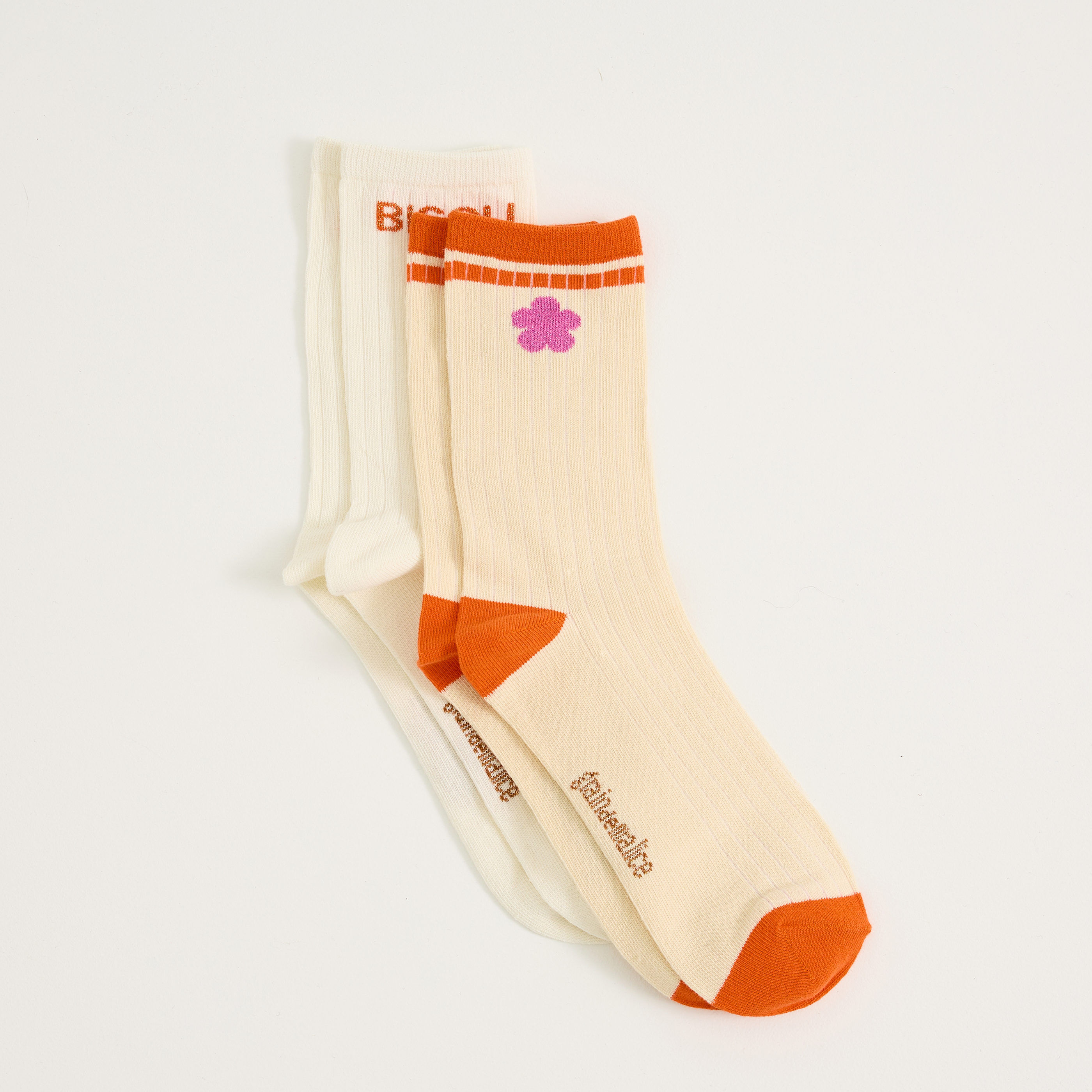 Lot de 2 paires de chaussettes femme