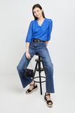 Blouse col V femme 