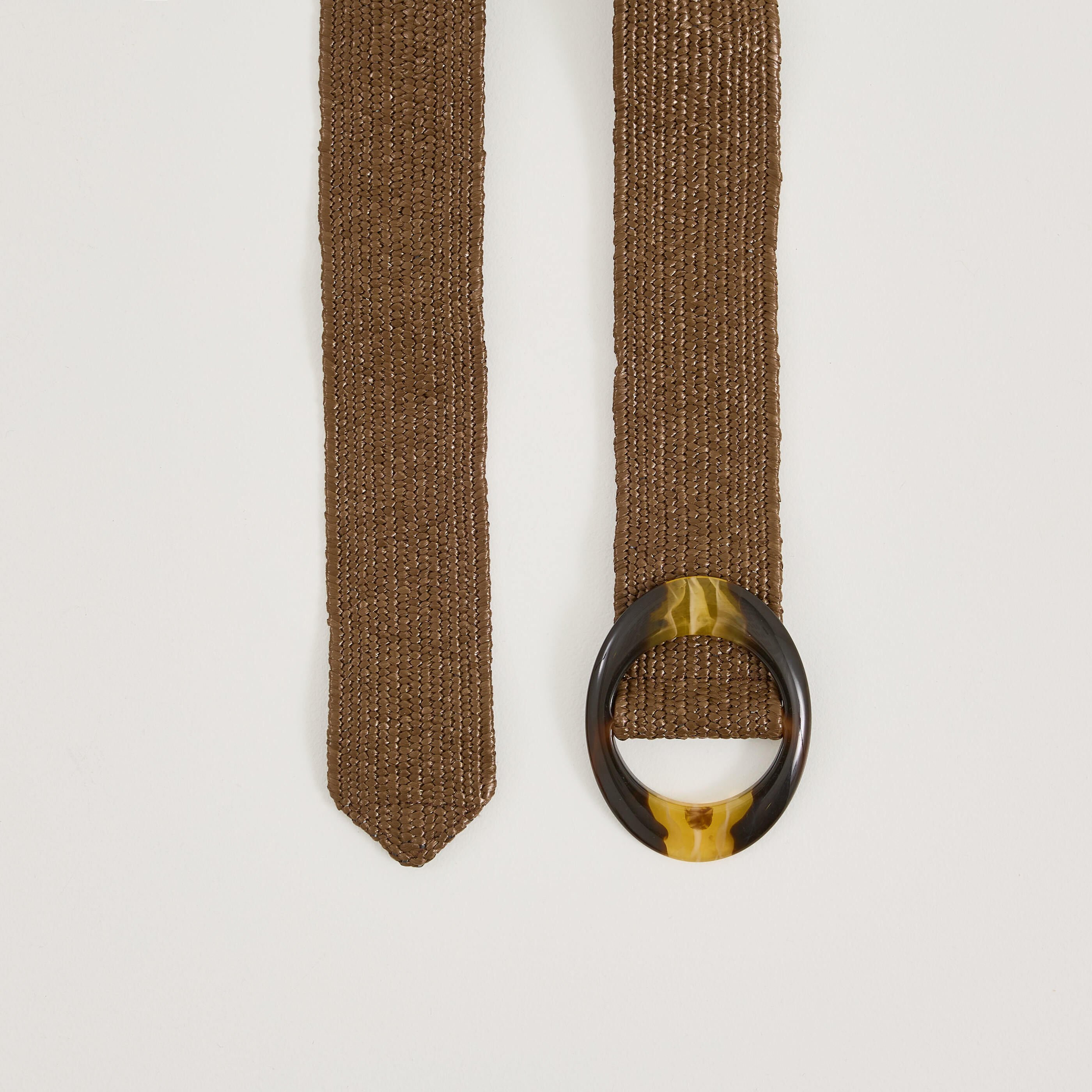 Ceinture fa&ccedil;on paille femme