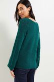 Pull maille ajourée femme
