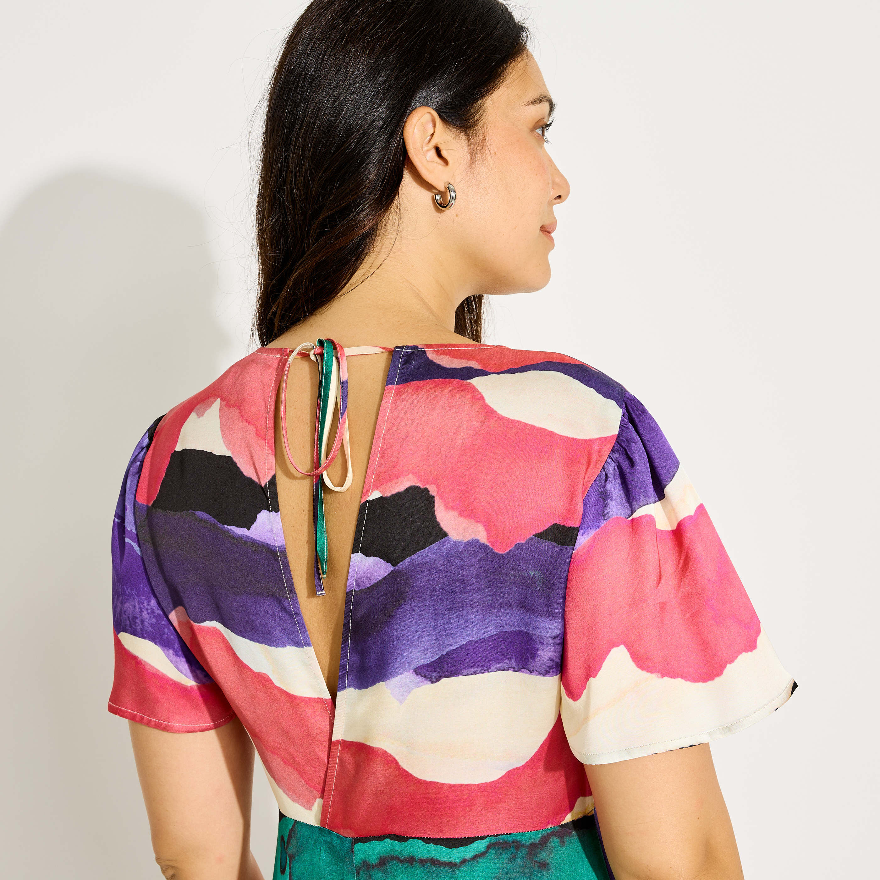 Robe motif abstrait