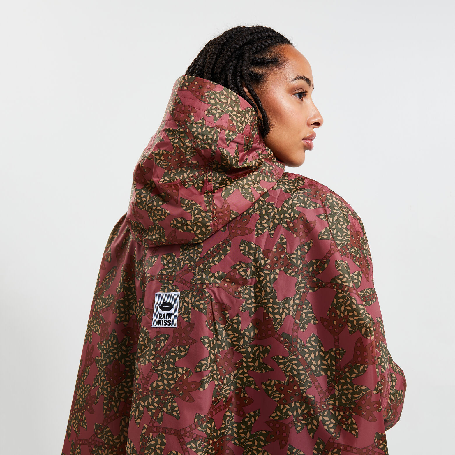 Poncho imperméable femme