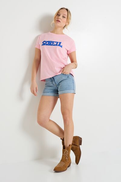 Short en jean femme