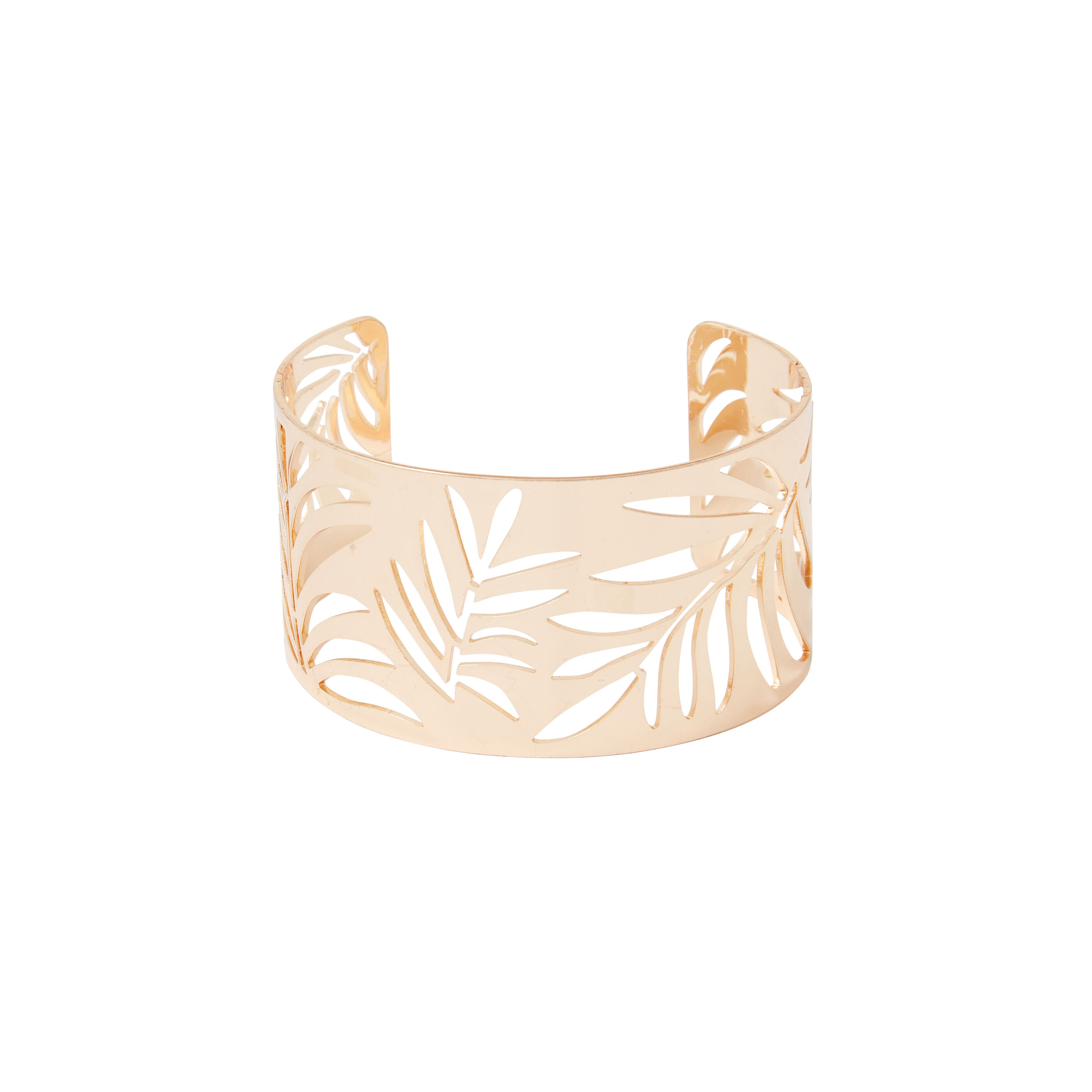 Bracelet manchette feuilles
