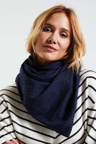 Foulard plumetis femme