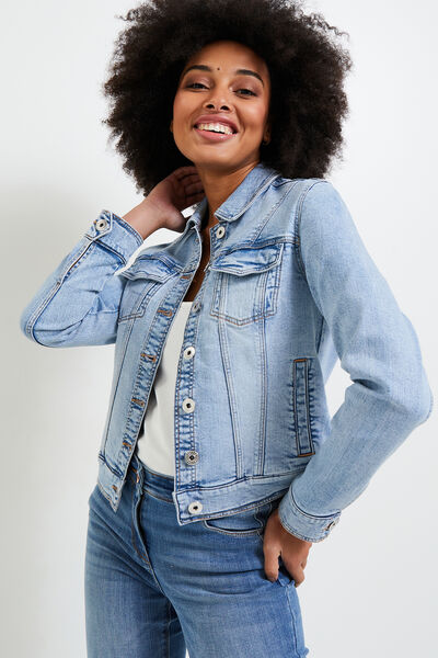 Veste en jean femme