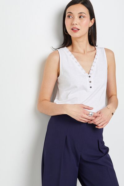 Débardeur uni femme